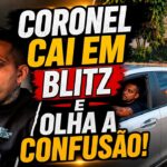 Coronel impressiona em blitz com resposta inesperada a policial e vídeo se torna viral!
