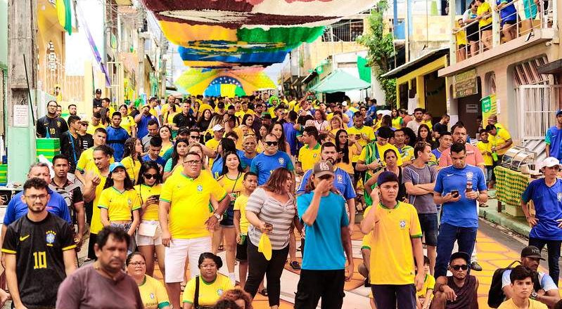 Ponto facultativo no Amazonas na próxima segunda (29) em dia de jogo da seleção brasileira na Copa do Mundo