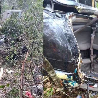 Helicóptero de Rick, da famosa dupla Rick & Renner, é localizado em SC; tragédia sem sobreviventes