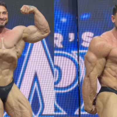 Ramon Dino se apresenta no Mr. Olympia Brasil após conquistar terceiro lugar em Las Vegas