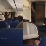 Passageira provoca caos em voo ao se despir durante crise emocional